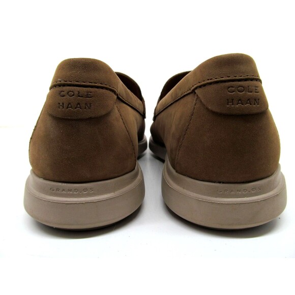 Cole Haan Grand Os Brown Leather Penny Loafers Mens Size US 10 M - Picture 6 of 12